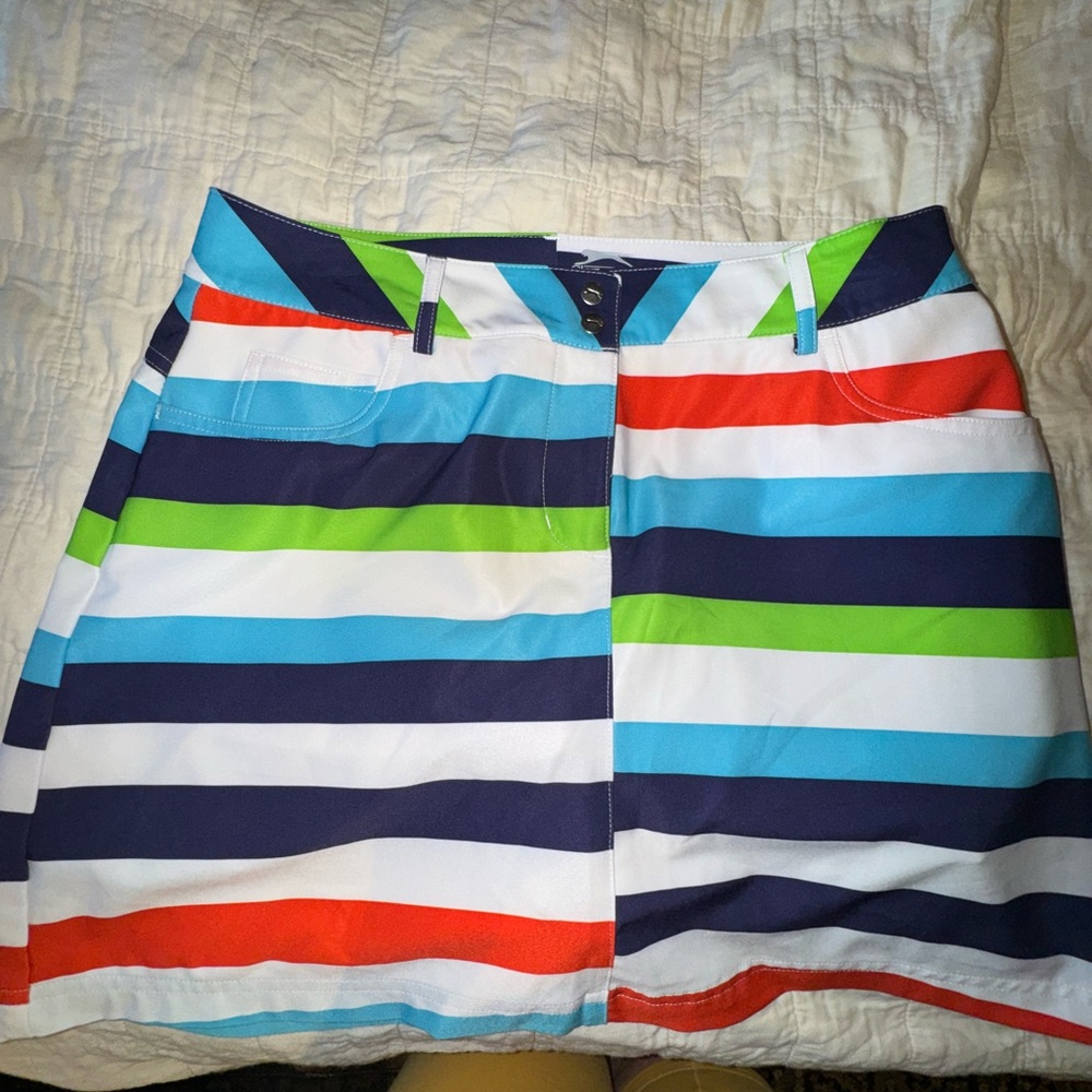 Slazenger Vibrant Striped Skirt